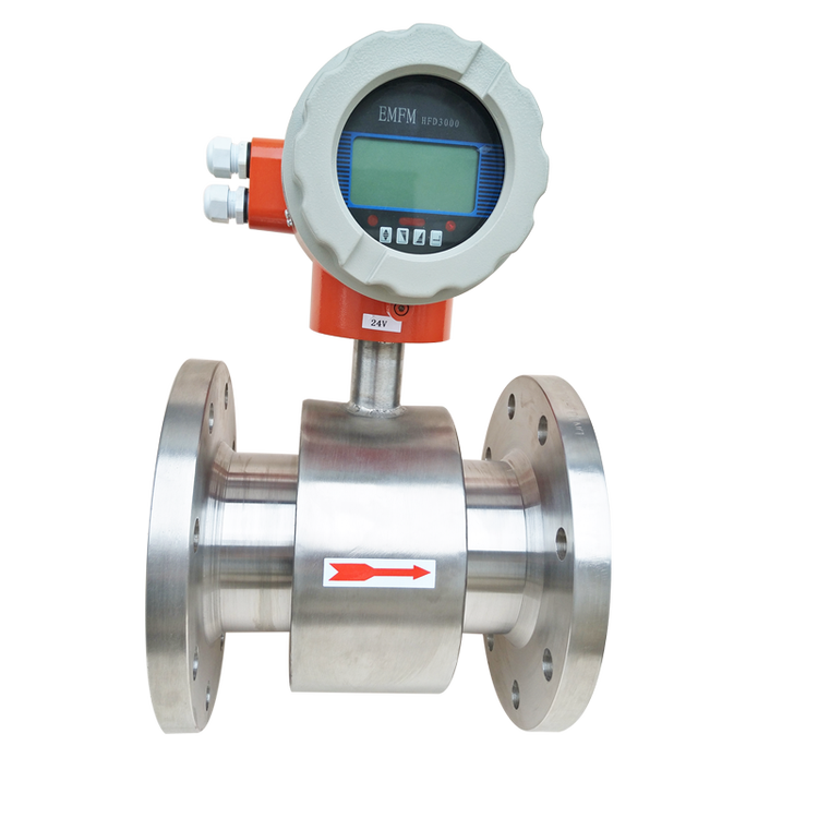 水泥浆流量计选型指南 DN32与DN100一体式耐磨电磁流量计及转换器技术解析